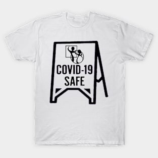Covid Safe BLK T-Shirt